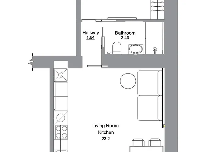 Suite Monte Nero Renovated 1Br Apartment, Central Olbia * Olbia